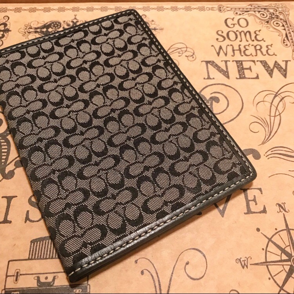 Coach passport holder